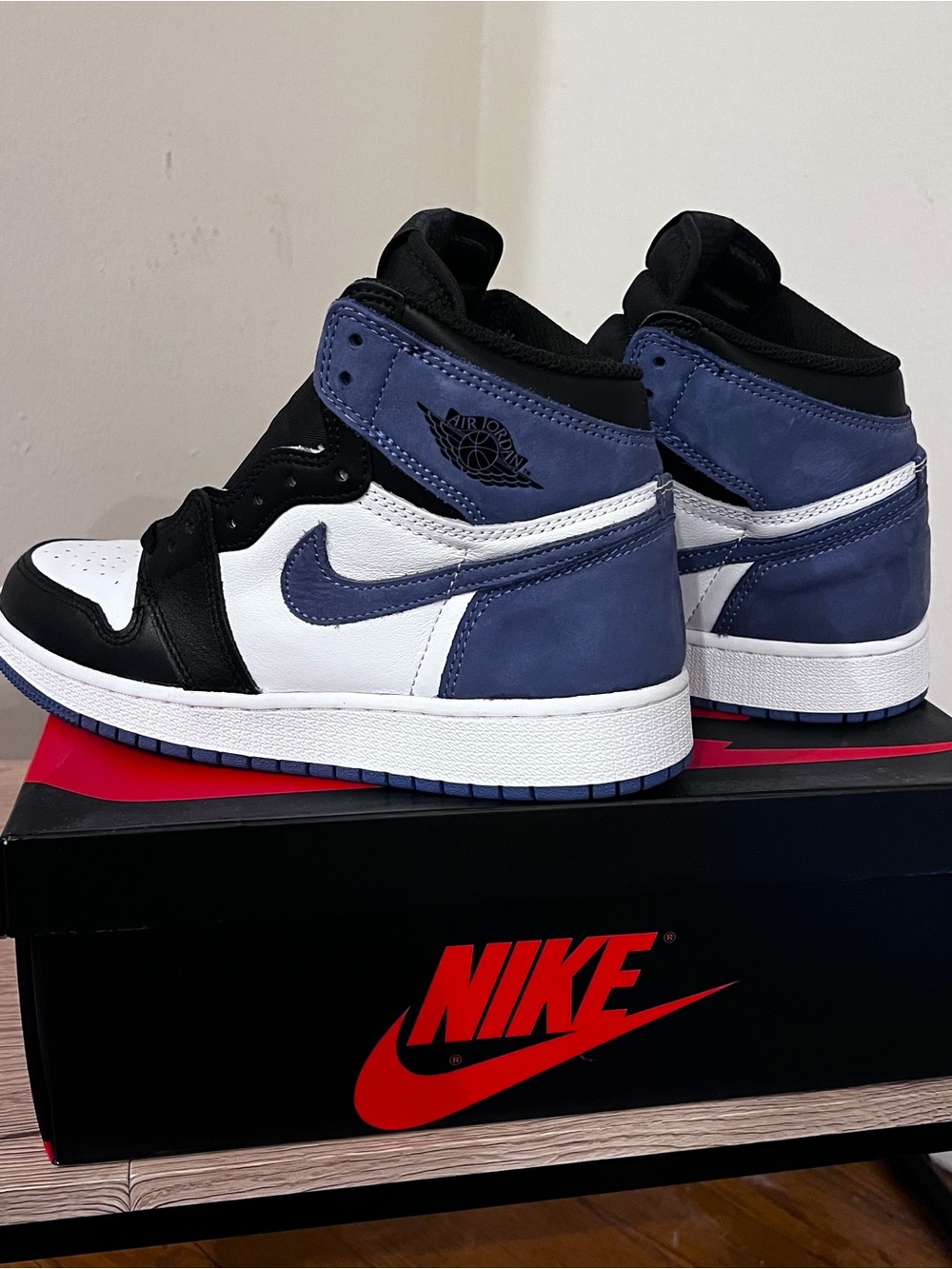 Nike Air Jordan Retro High OG 1s Blue Moon Sneakers